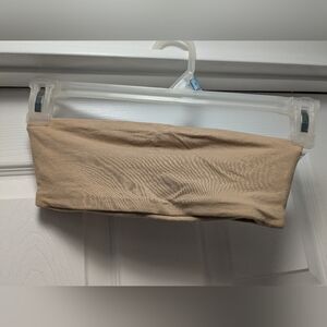 Moda International tan bandeau size small